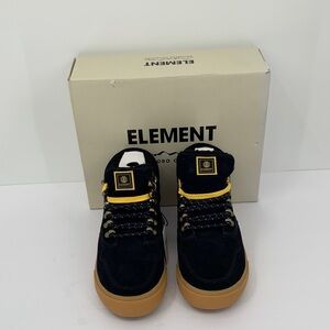 Element Topaz C3 lace-up suede boots shoe Sherpa lining navy blue men new 8.5